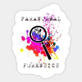 Paranormal Forensics Sticker
